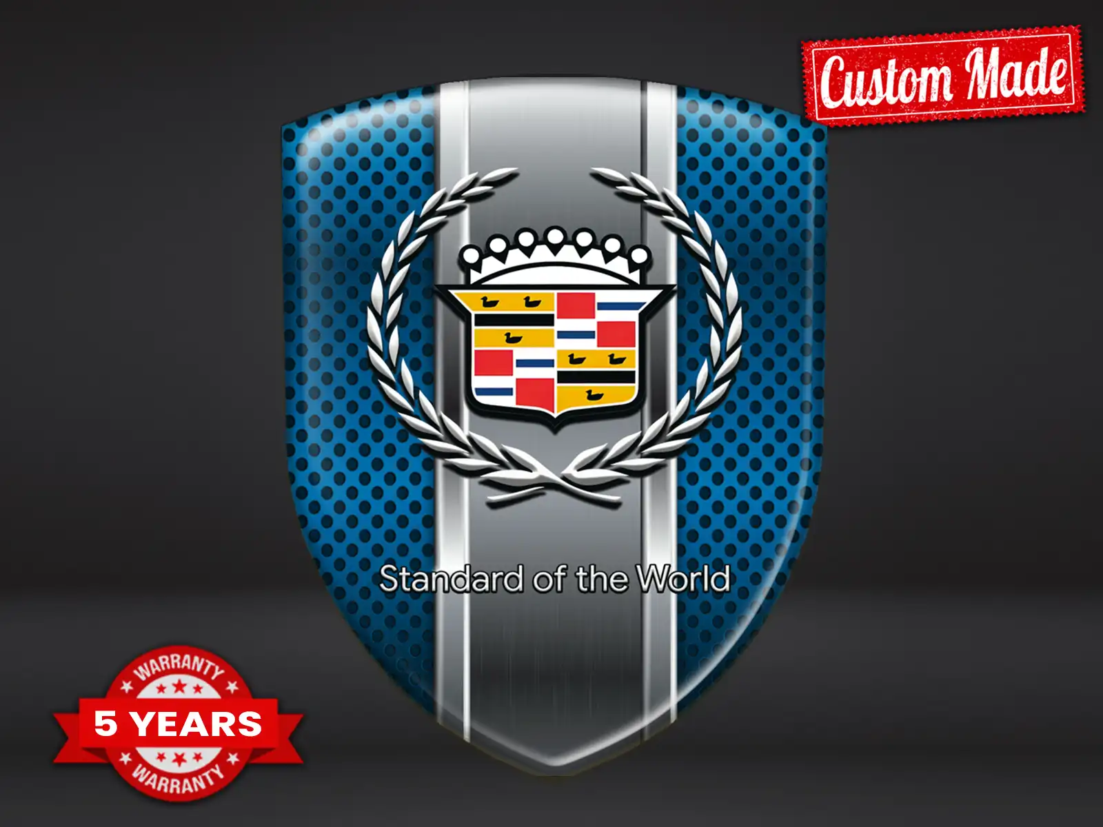 Cadillac Autocollant Pare-Brise Moderne Max Robuste Stylé